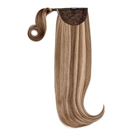 Luxury Gold 22'' 120g Human Hair Pony -26/613X/M30 Mellow Brown
