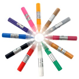 FRCOLOR Colors Nail Art DIY Painting Gel Pen Set Easy to Use Acrylic Tips for Creative Nail Designs for Home and Salon Use No Brush Required