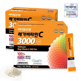 Vitablossom Mega Vitamin C 3000 Fine 120 Packets (2 Pack) / 비타블로썸 메가비타민C 3000 파인 120포 2개세트