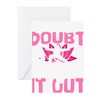 CafePress Meditation When In Doubt Yoga It Ou Greeting Cards