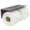 Neater Nest Reversible Toilet Paper Holder with Phone Shelf, Modern