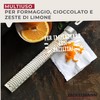 Fackelmann Grattugia lunga per formaggio, grattugia manuale per limoni, agrumi,