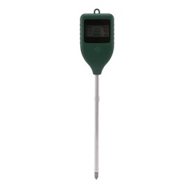 Soil Moisture Meter Professional Moisture Nutrients PH 3 in 1 Soil Tester with Green Backlight for Garden Lawn Farm