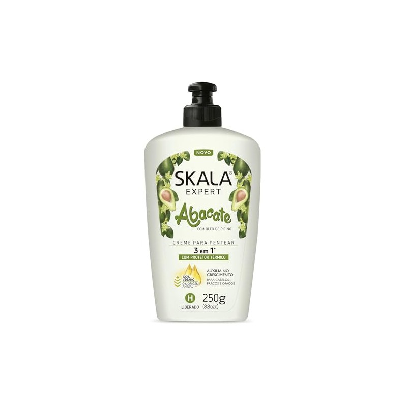 Skala(スカラ) ABACATE ヘアケア トリートメント アボカド 3 in 1 リーブインクリーム 250g