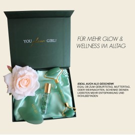 ARI ANWA Skincare ® Premium Mini Jade Roller - Real & High Quality | Effective Jade Face Roller | Facial Roller for Face Massage - Massage Roller - Jade Roller