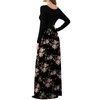 DB MOON 2024 Women Casual Fall Long Sleeve Maxi Dresses