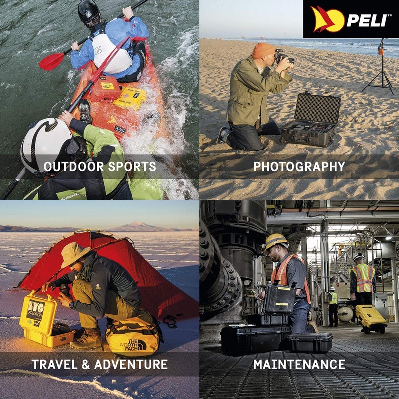 Peli 1120 with Foam, Yellow