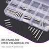 Swpeet 110Pcs M2 M3 M4 M5 304 Stainless Steel Dowel