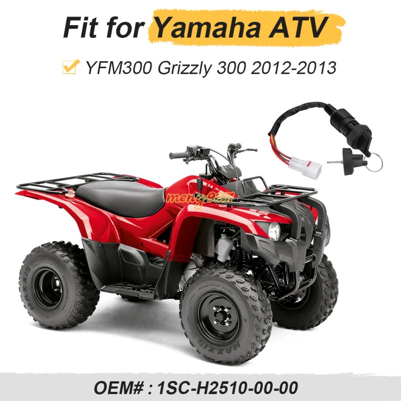 M MATI Ignition Switch For Yamaha Grizzly 300 YFM300 2012-2013