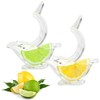 Manual Lemon Juicer, Acrylic Manual Lemon Slice Squeezer, Portable Transparent
