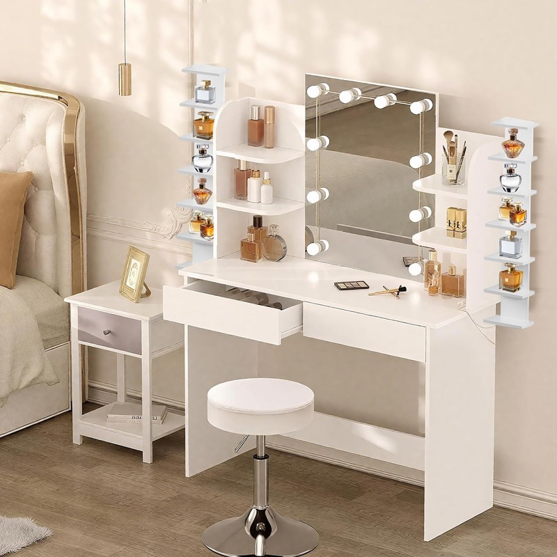 Hlimior 2 Pack 7 Tier Wall Shelf Unit - Lack