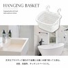 EINEY Basket with Hooks, Hanging Basket, Plastic Hanging Storage, Space