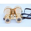 Hampton Nautical Captain's Solid Brass Binoculars, 6", Brass
