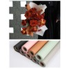 Flower Wrapping Paper Bouquet Black Roll Waterproof Floral Bouquets Wraps