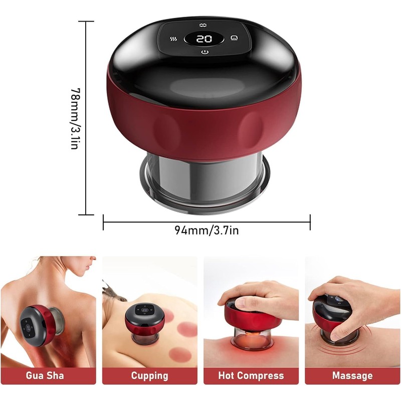 BYVCUI cupping set cupping therapy cups back massager with heating