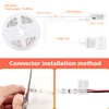 WOBANE White LED Strip Light, 16.4ft Motion Activated Light Strip