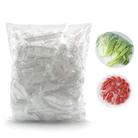 Qgond 100pcs Large Bowl Covers for Bread Proofing & Food Storage,Fits Bowls Up to 12",BPA-Free & Food Grade,Reusable Shower Cap Style with Viewing Window – Ideal for Sourdough,Baking,Camping &Picnics