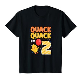 2nd Birthday Duck Quack Quack I'm 2 Two Years Old T-Shirt