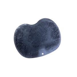 Nazarian's Wall-mounted Silicone Shower Foot Scrubber - Back Scrubber for Shower Perfect for Feet & Body - Soft Bristles Shower Mat - Bathroom Scrubber with Bean Shape Design