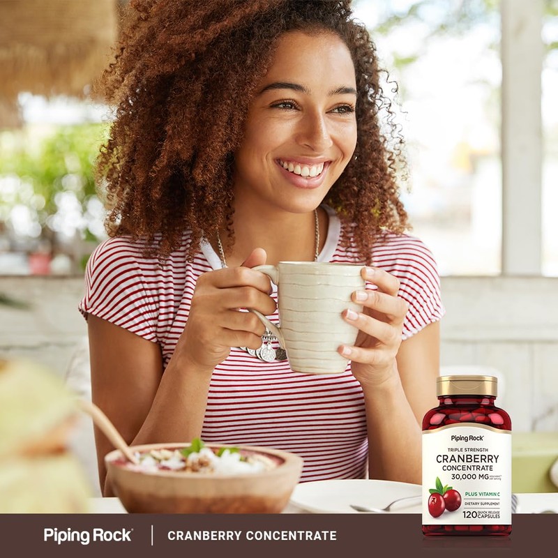 Piping Rock Cranberry Pills | 120 Capsules | Supplement for