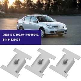 VGOL 10Pcs Car Underbody Fastening Clamp Size:23x18x8.4mm OE:51747309 07119916949 51131823634 Compatible With Fiat Ducato Bus 2011-2024