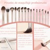 Lumbor37 Brochas para Maquillaje, Juego de Brochas de Maquillaje Profesional