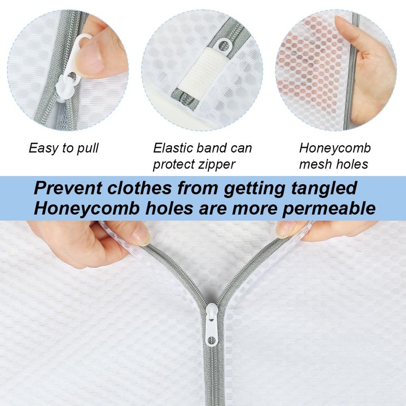 Vivifying Mesh Laundry Bag, 2 PCS Large Washing Machine Bag