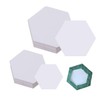 200 Pieces Hexagonal Paper Patchwork Templates 26mm/36mm Paper Sheet Templates