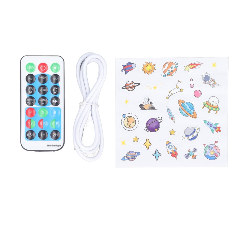 Spaceman Projector Remote Control 84 Light Effects BT Speaker Timer