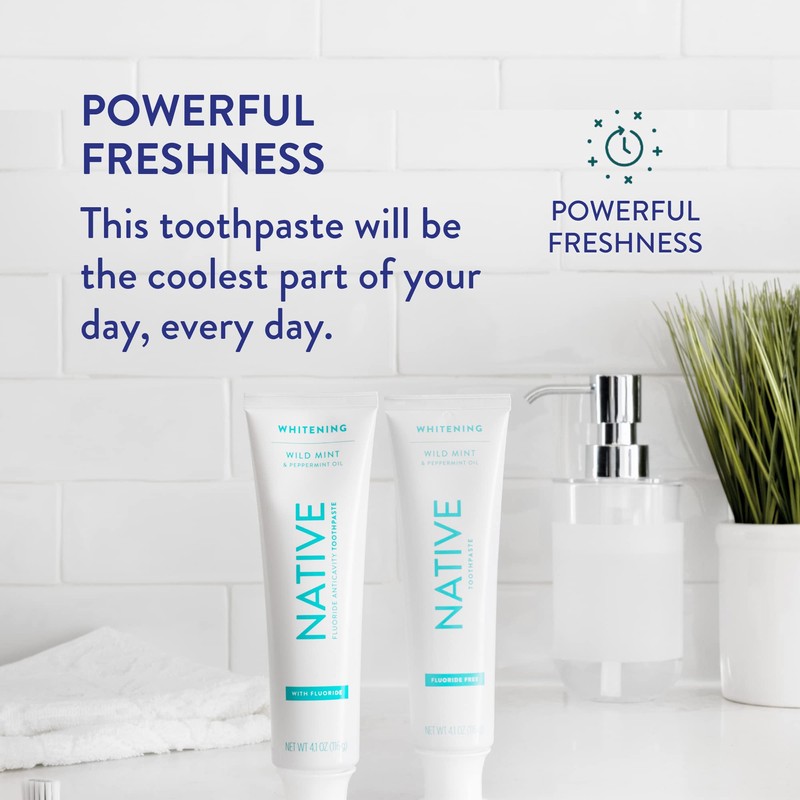 Native Toothpaste Made from Naturally-Derived Cleaners and Simple Ingredients That