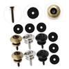 Gatuida 6pcs Guitar Strap Locks Durable End Pins for Electric