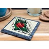 Bangladesh Flag Artistic Slate Coaster with Unique Design, for Home