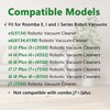 4 Set Rubber Roller Brushes Compatible for iRobot E &
