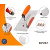 Mivos Stainless Steel Smoothing Trowel 270 x 130 mm -
