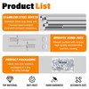 JTAREA 60pcs 3/16" x 3/8" Stainless Steel Pop Rivets with