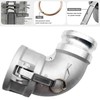 SAFBY Aluminum Type DA Camlock Fitting, 90° Elbow, 3" Female
