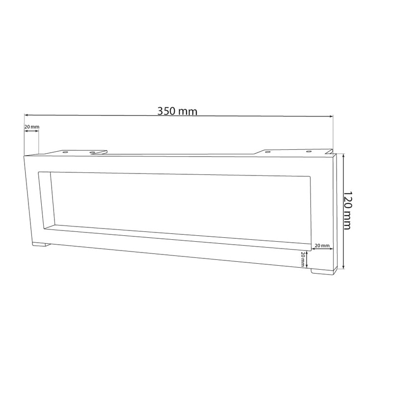 woplus 1 Piece Rectangular Furniture Feet | Furniture Leg, Cabinet
