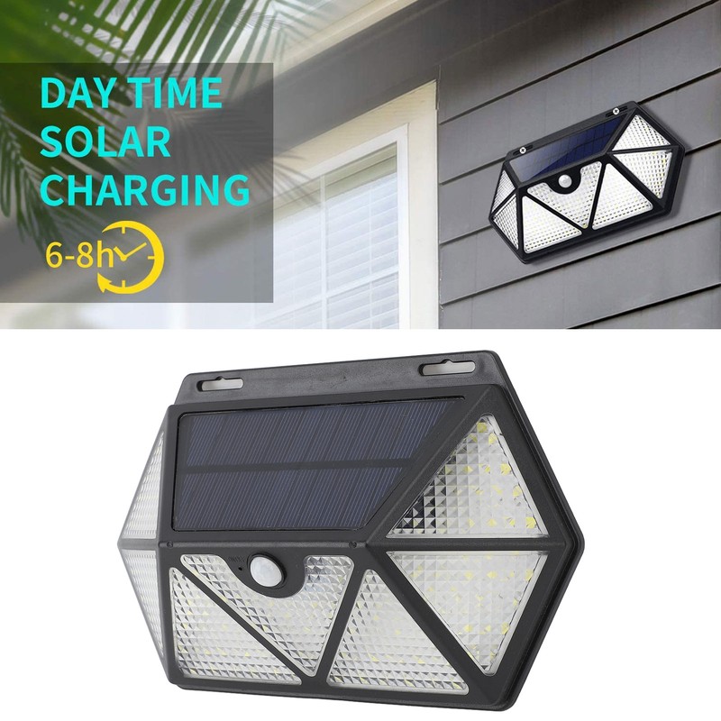 Solar Flood Lights Waterproof High Brightness Seven Sides Motion Sensor