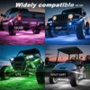 4Pods Aluminum RGBW LED Rock Lights Kit for ATV UTV