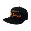 Cincinnati Bengals Hat 'The Jungle' Black Snapback Orange Script Adjustable