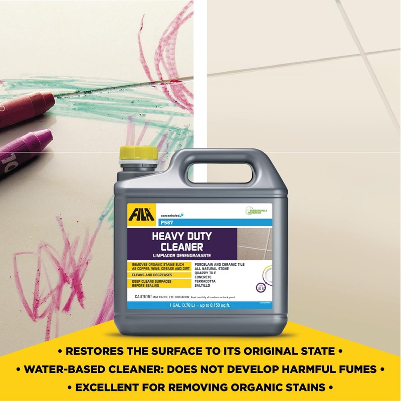 FILA Surface Care Solutions PS87 Heavy Duty Cleaner and Degreaser,