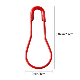 HNMZDS 200 Pieces Safety Bulb Pins,Mixed Colors Bulb Pins Gourd Safety Pin Metal Calabash Pins Clothing Tag Pins for Knitting and DIY Project Craft Project, Home Accessories