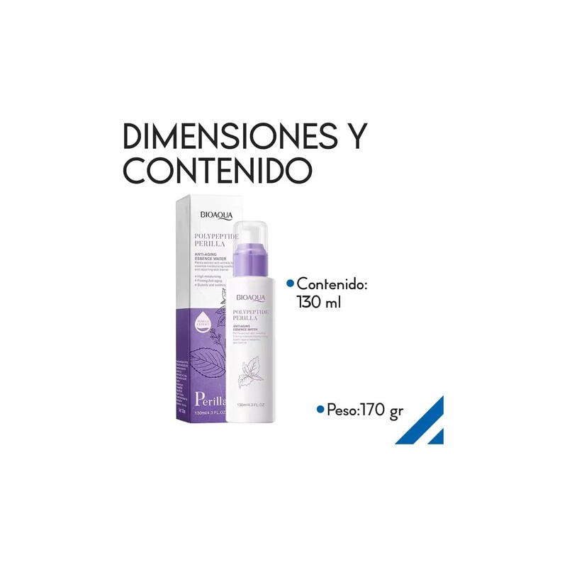 Tonico Facial De Peptidos Con Perilla Rejuvecedor
