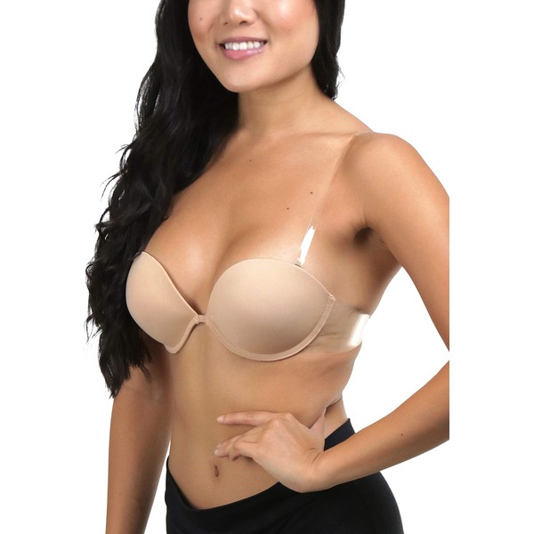 ToBeInStyle brasier en V convertible Deep Plunge para mujer, Correas