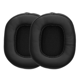 kwmobile 2 x Ear Pads Compatible with Razer BlackShark V2 X Pads, Faux Leather Headphones for Over Ear Headphones
