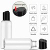 DNSEN 5 Pack 3.4 oz Travel Bottles for Toiletries TSA