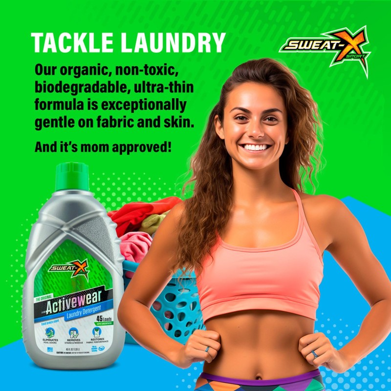 Sweat X Original Activewear Laundry Detergent – Remove the Worst