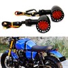 Rich Choices Red CNC Motorcycle Bullet LED Turn Signal Light