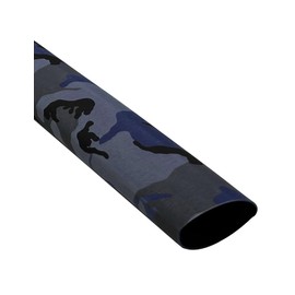 Accering Blue Camo Heat Shrink Wrap Tube for Fishing Rod Grip and Kitchen Supplies (φ30mm, L1.64ft, Blue Camo)