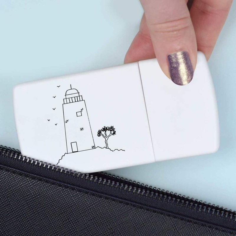 'Light House' Pill Box with Tablet Splitter (PI00022944)